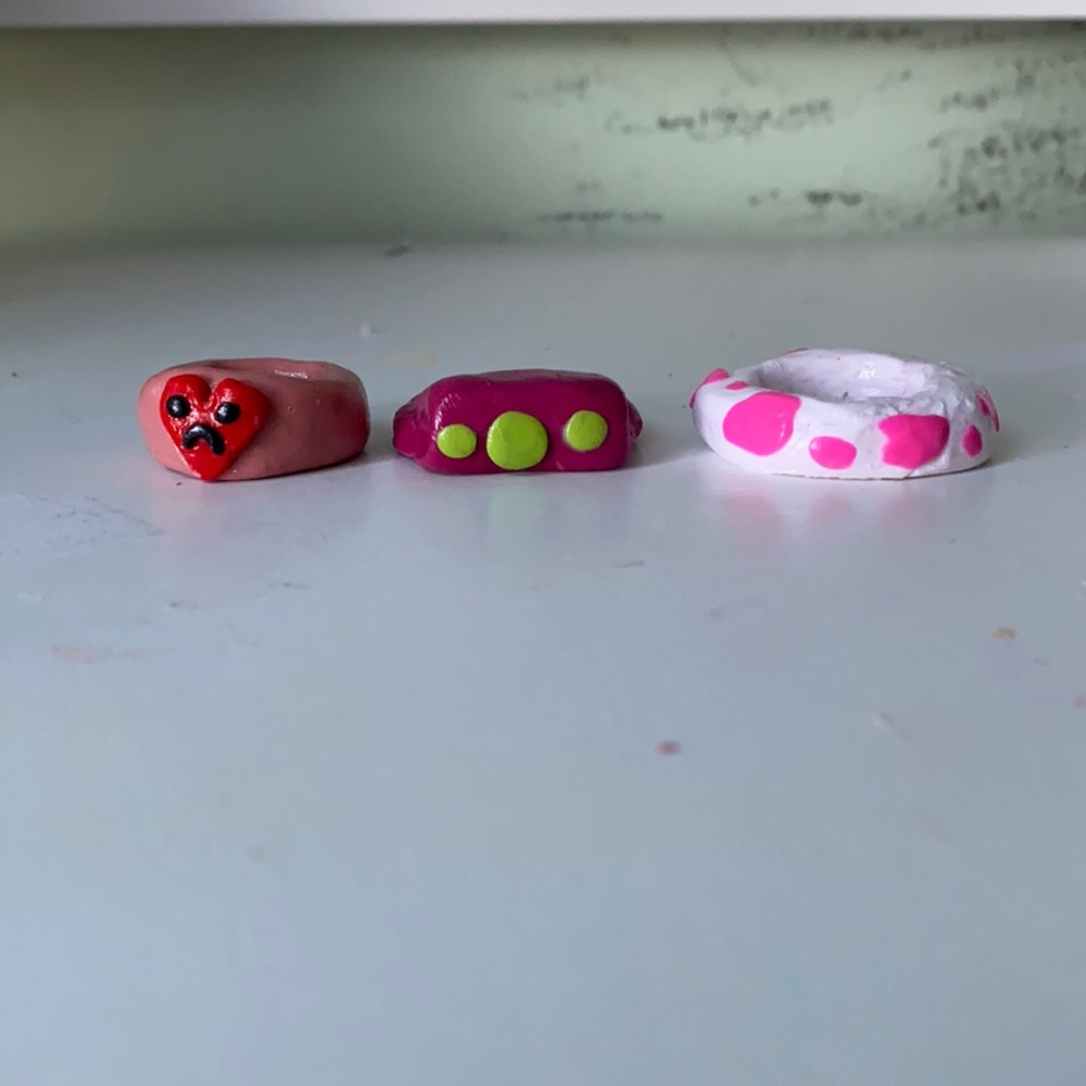 ✨Polymer Clay Rings✨ - Picture 3 of 3